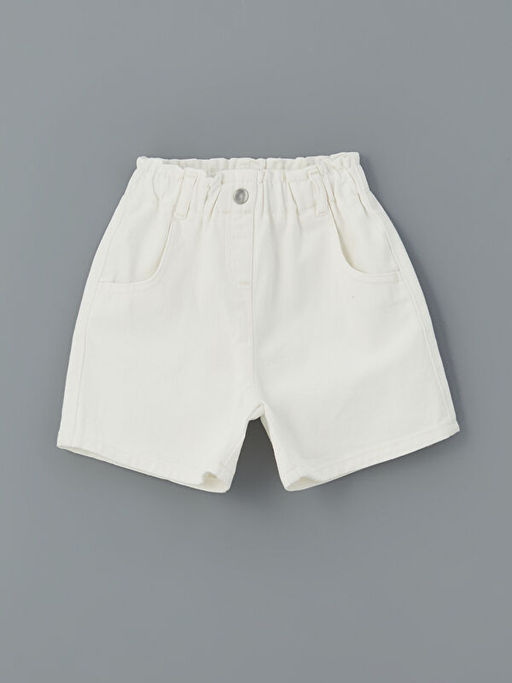 Beli Lastikli Basic K?z ?ocuk ?ort