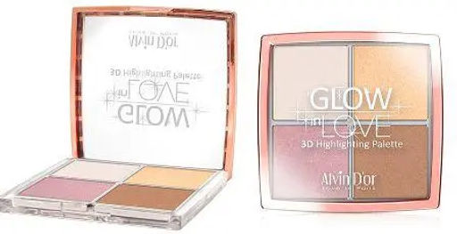 Alvin Dor /HL-06/ Пудровый хайлайтер 4 в 1 "Glow in Love" (тон 01)