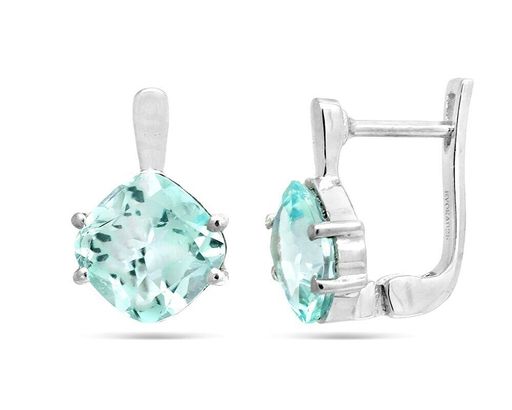 Серьги из серебра топаз, Кларис