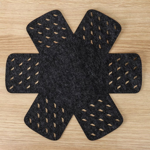 Салфетки - вкладыши для посуды Доляна «Грэй», 2 шт, 38×38 см