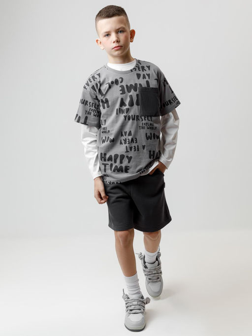 КР 400858/антрацитовый 3902 к596 шорты для мал