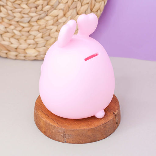 Копилка "Sleeping bunny ", pink (17,5 см), пластик