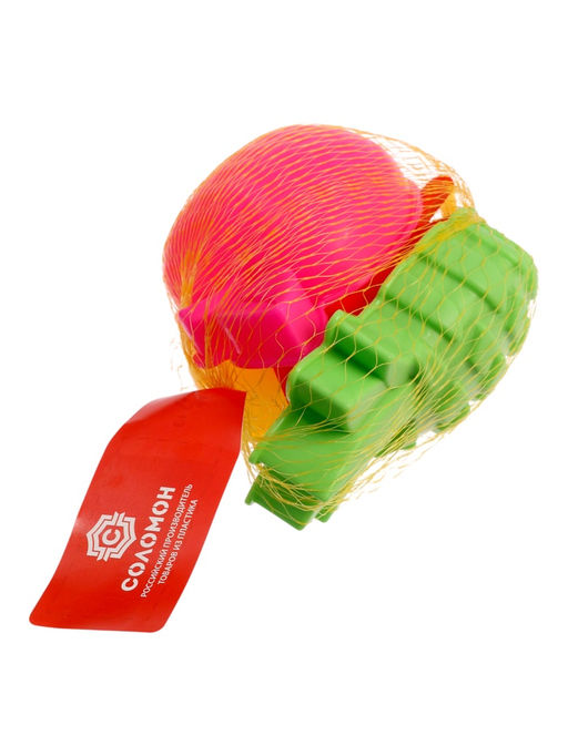 Набор 4 формочки Фрукты-ягоды (вишня, яблоко, ананас, клубника)