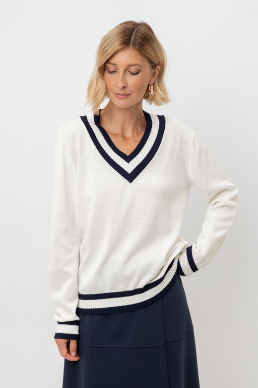 ЕВ 30204/молочный джемпер жен