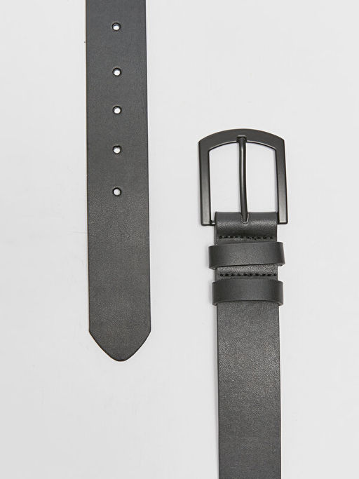 Deri G?r?n?ml? Erkek Kemer