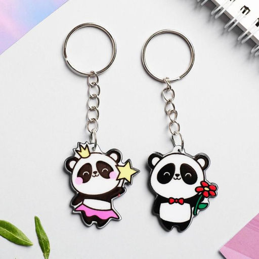 Брелок для ключей парный отПАНДная половинка, акриловый, 13.3?8 - Сима-ленд фото 2