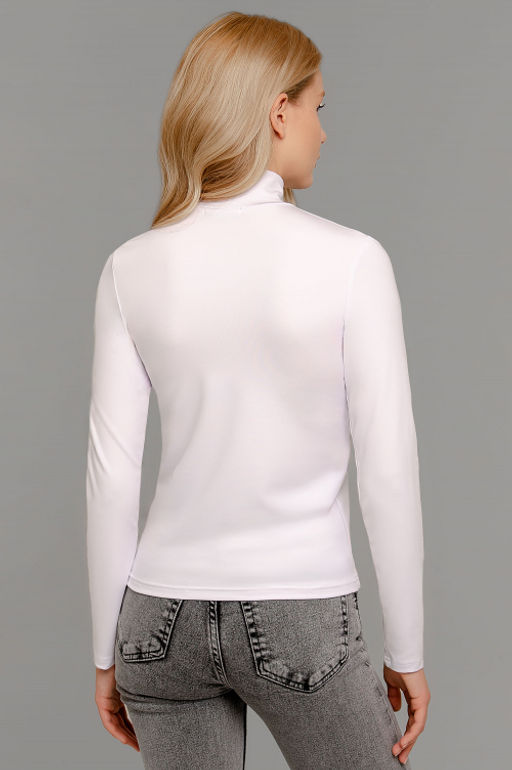 Арт.12803/3 Водолазка женская  42-50 (5 шт) Цвет:белый
