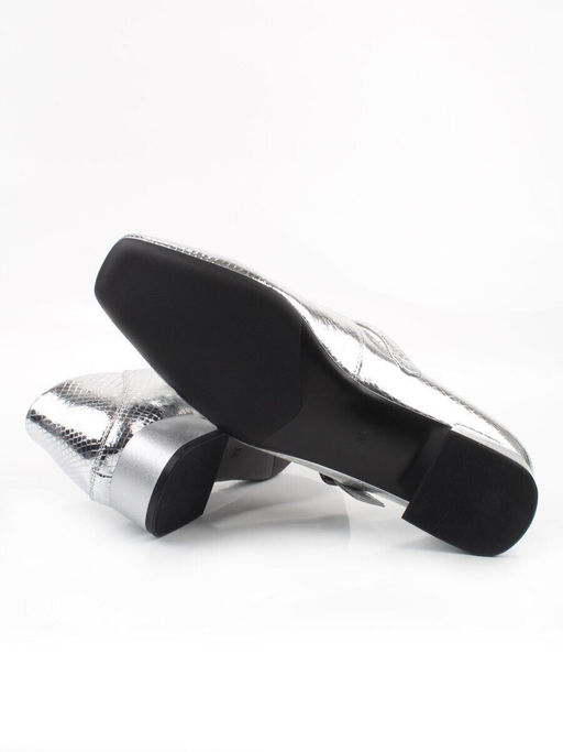 06-B68A-120U GREY/SILVER Туфли женские (натуральная кожа)