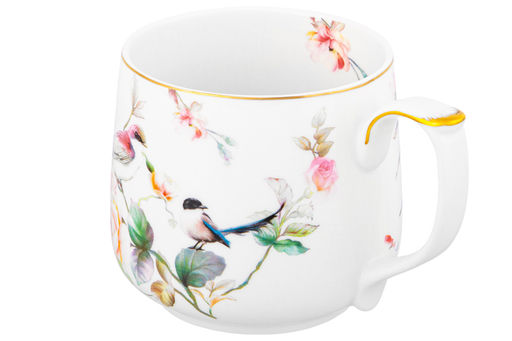Кружка 500 мл 13,5*10*9 см Певчие птички NEW BONE CHINA - Elan gallery фото 4