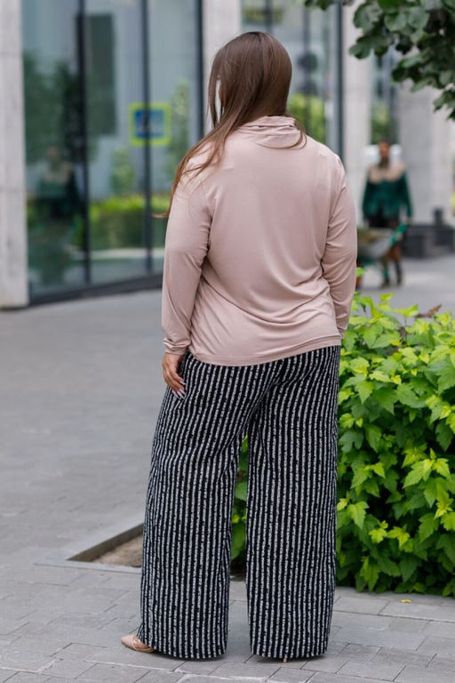 Брюки Luxury Moda 1447 черно-белый - Anelli фото 6