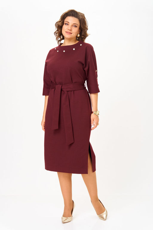 Платье Bonna Image 997/2 бордовый
