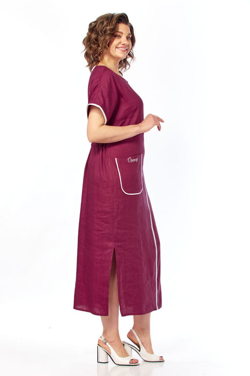 Платье Diamant 2191 бордо  фото 5