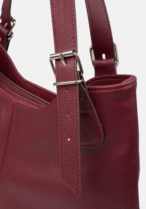 Сумка Модель №1457 | кожзам | гладкий | бордовый | Р831-43 | 31356 - L-craft фото 6