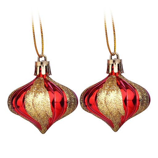 Набор новогодних украшений (2шт х 5см)