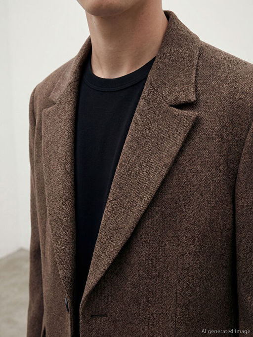 Standart Kal?p Erkek Blazer Ceket