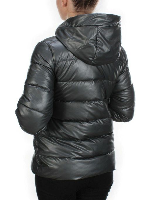 8063 DARK GRAY Куртка демисезонная женская (130 гр. синтепон) - Fashion фото 5