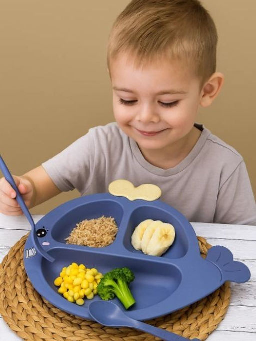 Тарелка "Whale", blue