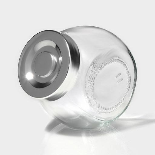 Банки для сыпучих Доляна Блеск, 200 мл, с пластмассовой крышкой, набор 4 шт., стекло, прозрачные - Simaland фото 5