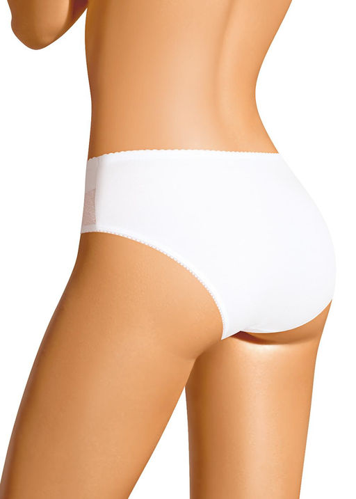 CLE C1165 Трусы жен. Кружево хлопок белый - Clever wear фото 2