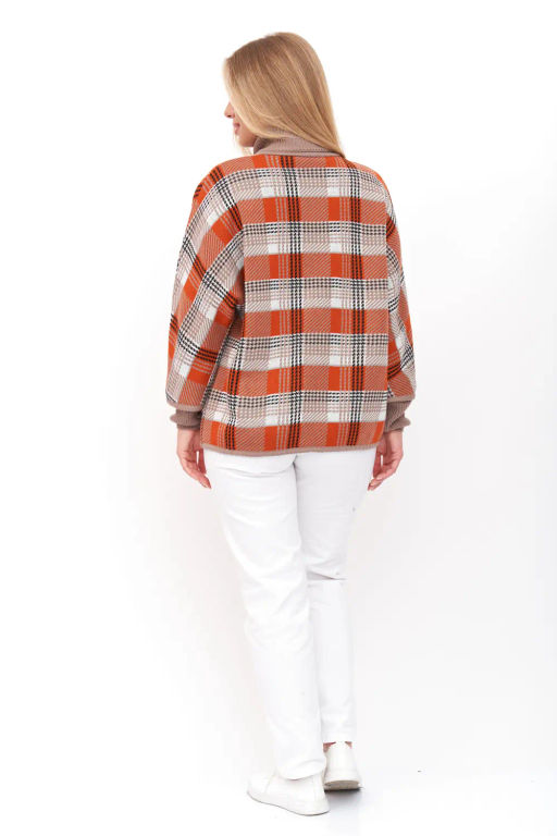 Жакет Д 3128/бежево-оранжевый
