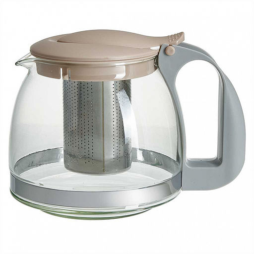Заварочный чайник с фильтром бежевый 1250мл АК-5525/5 - Alpenkok фото 2