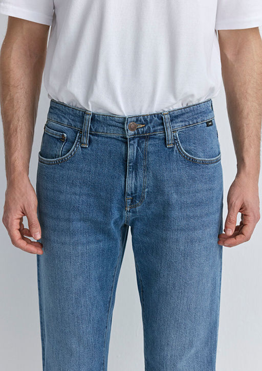 Martin 90lar Vintage Ac?k Mavi Jean Pantolon фото 7
