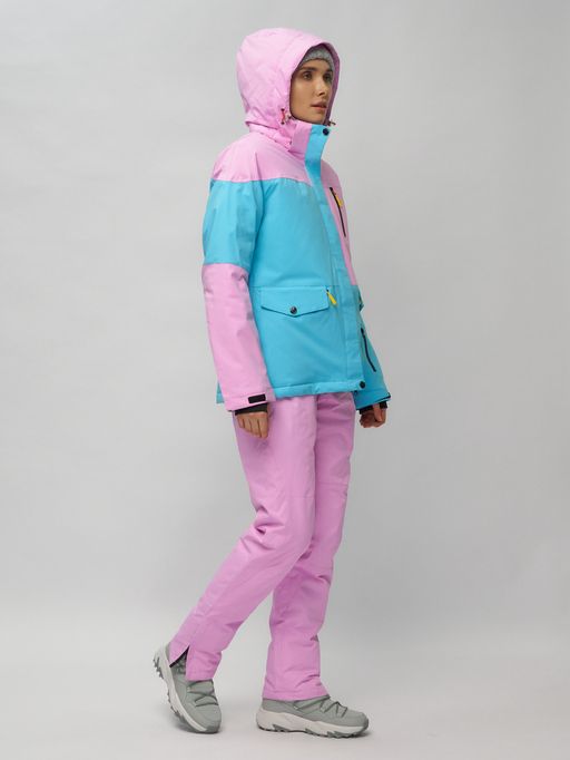 Горнолыжный костюм женский фиолетового цвета 02302F - Chunmai фото 9