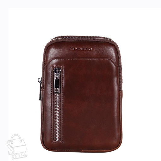 Сумка мужская кожаная 2023088-2BSH coffee Heanbag  в Новосибирске