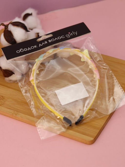 Ободок для волос GIRLY "Rainbow stars", colorful