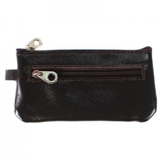 Футляр для ключей Croco-кл-500 (на молнии) натуральная кожа коричневый матовый (5) 209459  фото 2