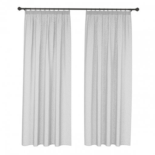 К408С КОМПЛЕКТ ШТОР белый 1.45 м*3.00 м (Карин)