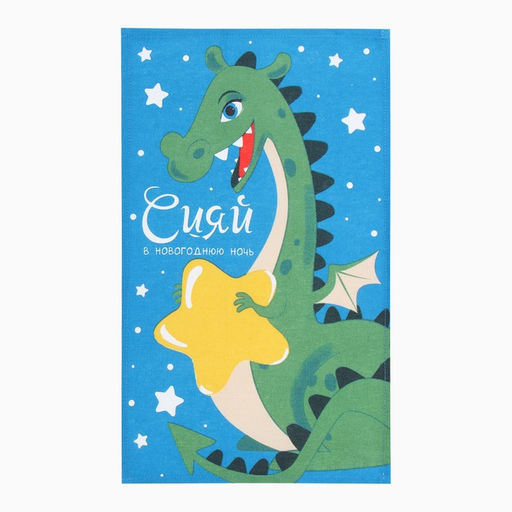 Набор полотенец Доляна Волшебства в новом году 28х46 см - 6 шт, 100% хл, рогожка 164 г/м2  фото 9