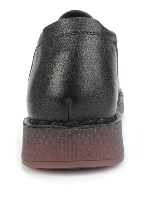 03-5006-1 BLACK Полуботинки женские (натуральная кожа)