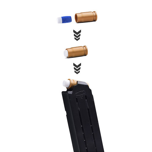 Пистолет "Штурм-2" с мягкими пулями, в коробке