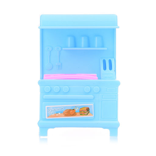 Кукла с комплектом мебели для кухни, в пакете