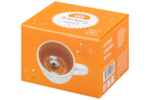 Кружка 380 мл 13,5*10*8,3 см Собачка - Elan gallery фото 9