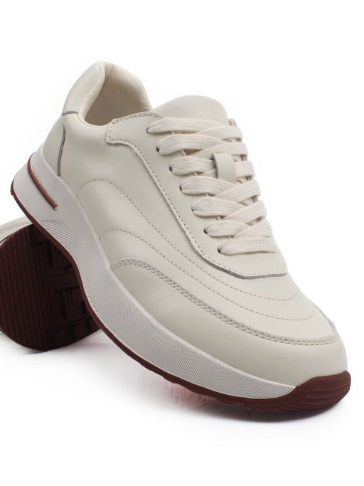 03-A9042-2 MILK Кроссовки женские (натуральная кожа)