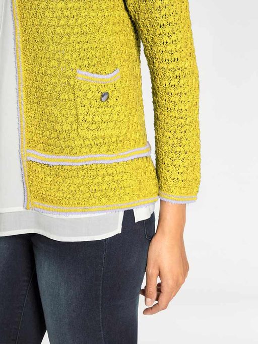 Кардиган, желтый - Patrizia dini фото 5
