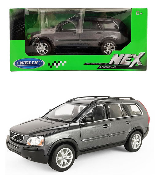 Welly. Машинка 1:24 "Volvo XC 90" серый арт.22460W