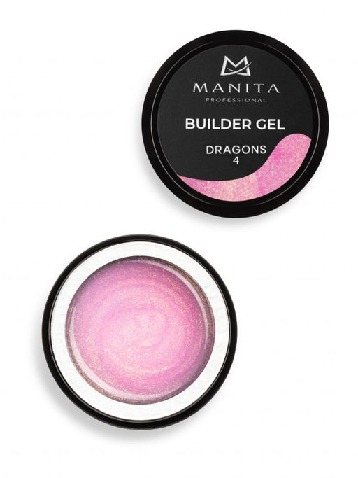 Manita Professional Гель моделирующий для ногтей / Builder Gel Dragons №04, 15 мл  фото 3