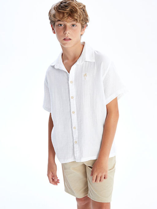 K?sa Kollu Erkek ?ocuk G?mlek