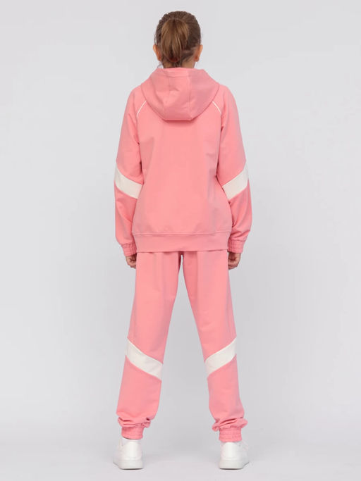 CRB wear/!CWJG 90116-27 Костюм для девочки (толстовка, брюки),розовый/Ex.Cherubino фото 3