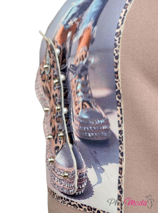 Толстовка Модель №1050 размеры 44-84 - Plusmoda фото 17