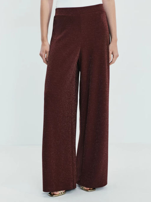 Широкие брюки с люрексом / Zarina