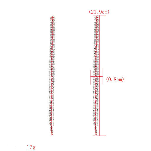 Серьги длинные на гвоздиках арт. 13 1634 (id 259128) - Rada фото 2
