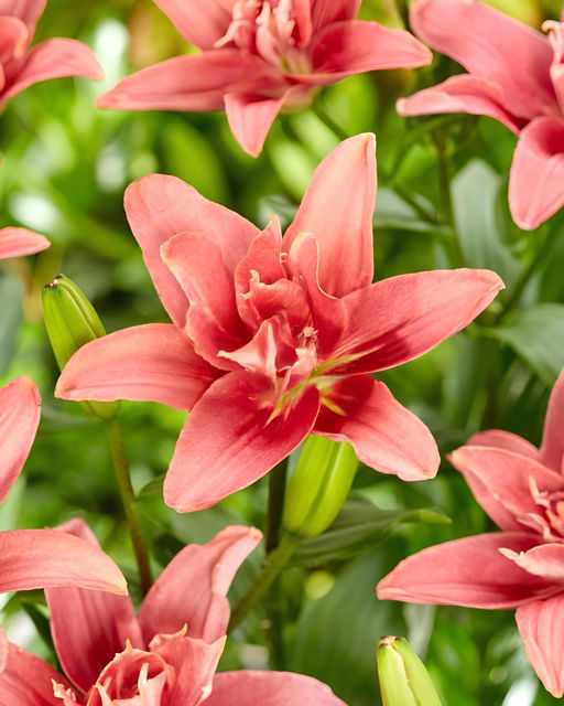 Лилия Double Lady (Азиатский гибрид, махровый) - Голландские луковицы фото 4