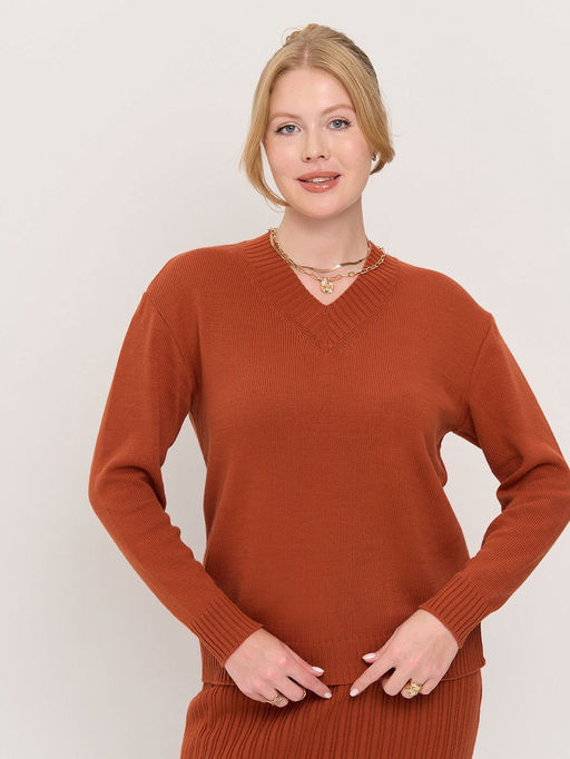 Джемпер Vay 5252-41534 из шерсти и полиамида фото 8