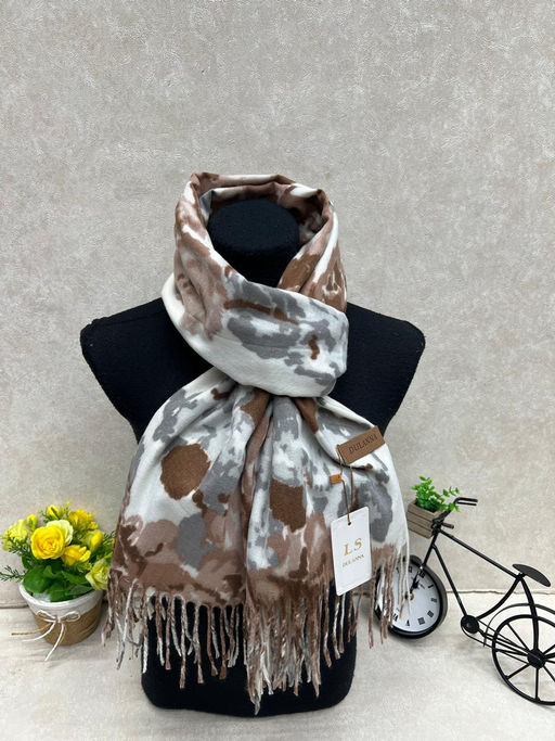 Мягкий палантин из кашемира мультицвет