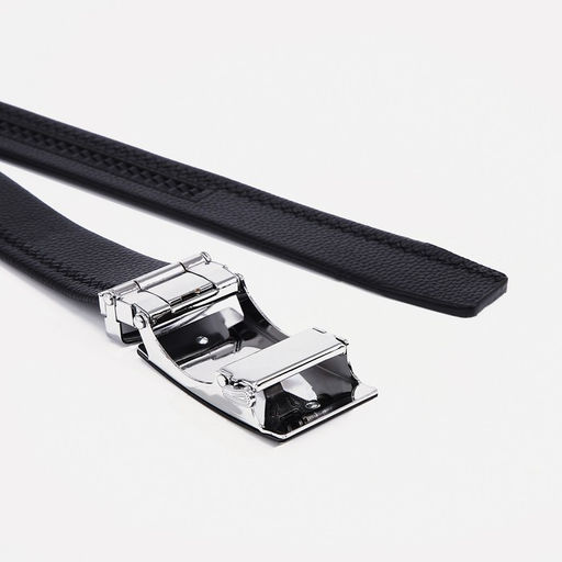 Ремень мужской, ширина 3,5 см, автомат, цвет чёрный - Simaland фото 3