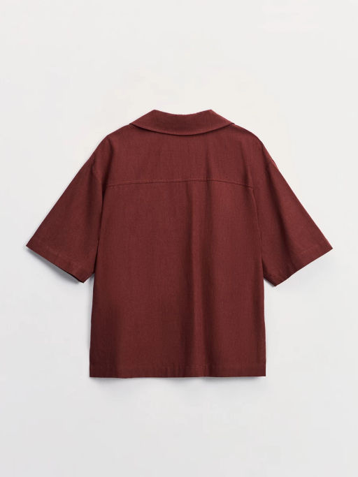 Блуза оверсайз из хлопка и вискозы ZR2605012010-21 / Zarina